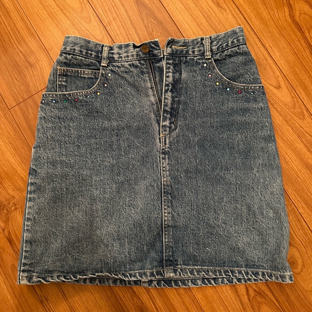 Vintage Guess Georges Marciano Denim Skirt